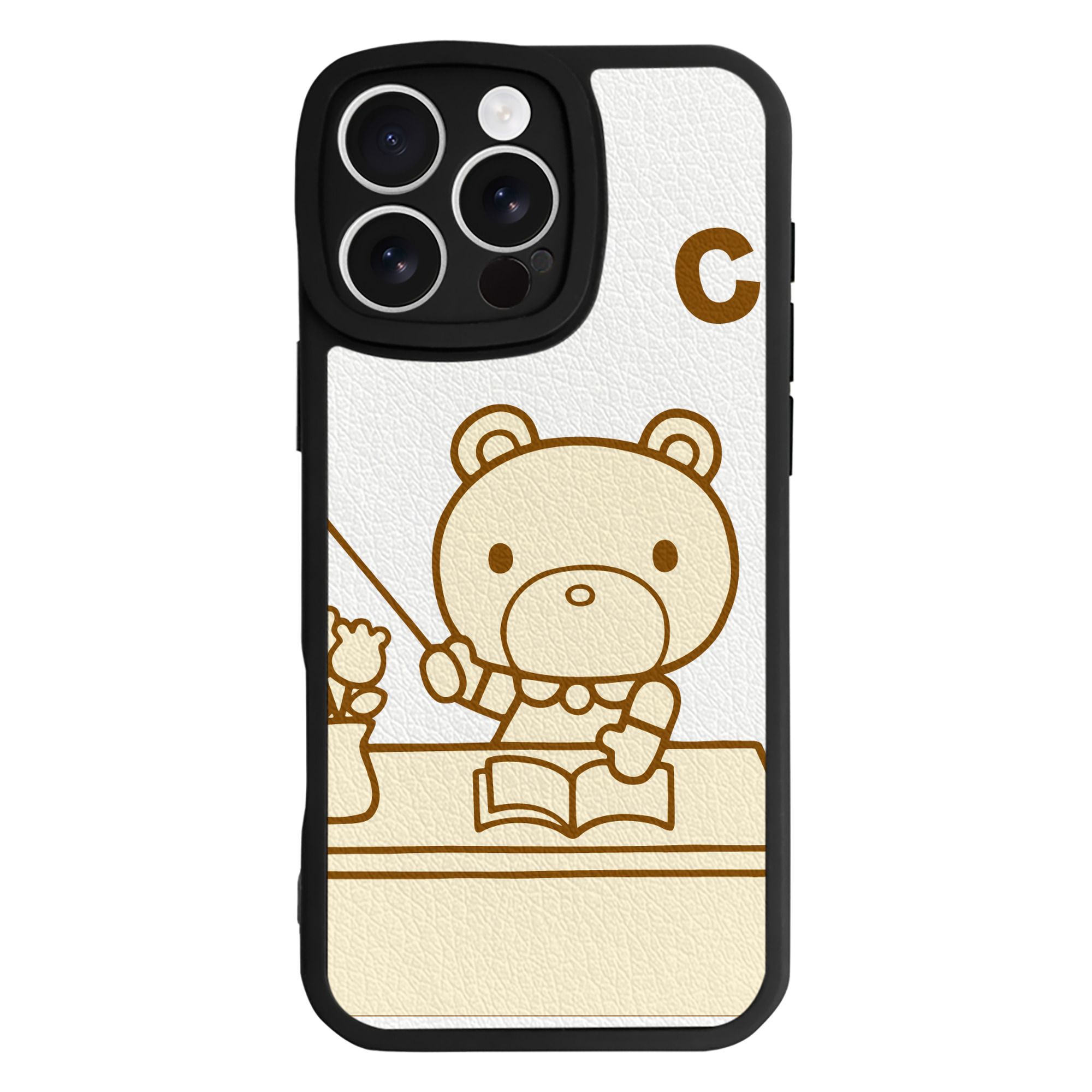 （画像用） Hello Kitty ハローキティ 【iPhone 16シリーズ対応】シリコンスマホケース（レザー調） 材質：シリコン